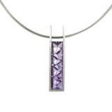 CÉDÉ Collier mit rechteckigem Amethyst im Fantasieschliff, - фото 2