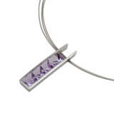 CÉDÉ Collier mit rechteckigem Amethyst im Fantasieschliff, - фото 4