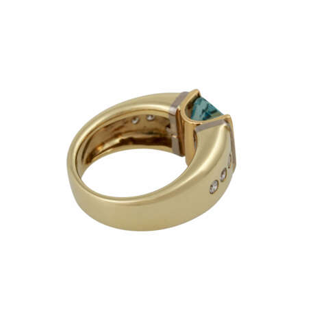 Ring mit Aquamarin, ca. 9x7,5 mm - photo 3