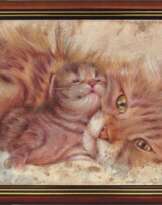 Без кота и жизнь не та. 2020г. Ручная работа. Автор - Мишарева Наталья Без кота и жизнь не та. 2020г. Ручная работа. Автор - Мишарева Наталья