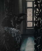 Anastasija Grossmane (b. 2001). A crow in dark room / Ворон в темной комнате