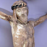 Wood carved Corpus Christ with folded serviette and naturalistic sculpted body, hairs - photo 2