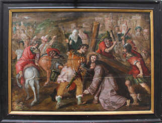 Flemish School 17th Century, Christ carrying the Cross