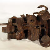 An iron forged door lock with hand grip and snatcher - photo 2
