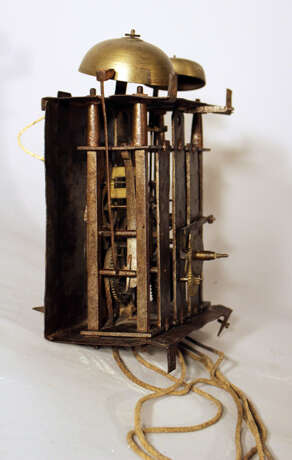 Clock movement with two bells and iron parts - photo 2