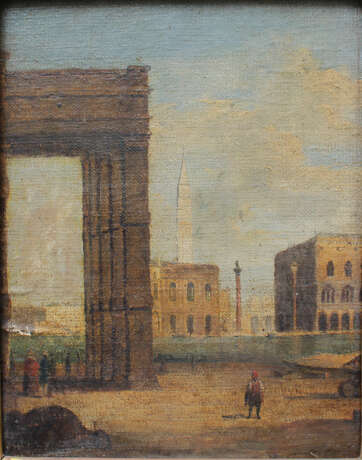 Venetian school around 1800, View from Santa Maria della Salute to the Saint Marc Square - photo 2