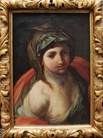 Italian artist around 1700, Portrait of a lady with cape - Foto 1