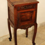 A French Provencal small chest on four high shaped legs with scroll endings - photo 1