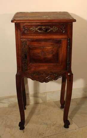 A French Provencal small chest on four high shaped legs with scroll endings - photo 3