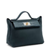 Hermes. A LIMITED EDITION VERT ROUSSEAU TOGO LEATHER & MATTE ALLIGAT... - фото 2