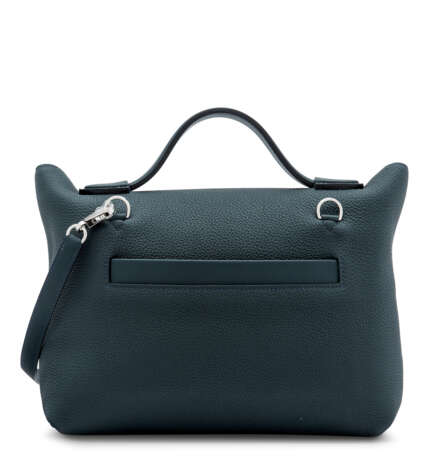 Hermes. A LIMITED EDITION VERT ROUSSEAU TOGO LEATHER & MATTE ALLIGAT... - Foto 3