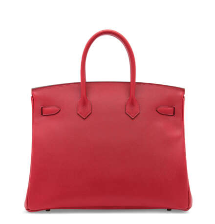 Hermes. A ROUGE CASAQUE EPSOM LEATHER BIRKIN 35 WITH GOLD HARDWARE - фото 3