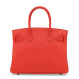 Hermes. A BOUGAINVILLIER CLÉMENCE LEATHER BIRKIN 30 WITH GOLD HARDWA... - photo 3