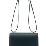 Hermes. A VERT ROUSSEAU SWIFT LEATHER MINI CONSTANCE 18 WITH GOLD HA... - фото 3