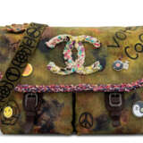 Chanel. A FEMINIST PROTEST RUNWAY GRAFFITI CANVAS MESSENGER BAG WITH... - photo 1