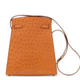 Hermes. A COGNAC OSTRICH KELLY SPORT 24 BAG WITH GOLD HARDWARE - photo 3