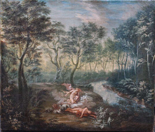 Flemish or German School 18th Century, Diana and Endymion - Foto 1