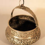South American silver container, bowed shape and thin neck - Foto 2