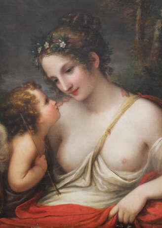 Natale Schiavoni (1777-1858)-attributed, Allegory with Amor and Psyche - Foto 1