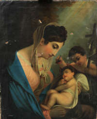 Austrian School around 1820, Maria with Jesus and Saint John