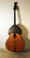 Double bass instrument with four strings