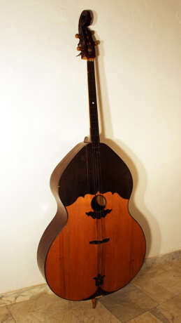 Double bass instrument with four strings - photo 2