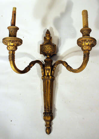 A French single wall applique in Louis XVI style, with two S-shaped branches and spouts - Foto 2