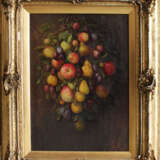 J. Jaunbersin, artist 19th Century, Fruit still life with branches and leaves - photo 1