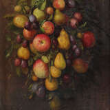 J. Jaunbersin, artist 19th Century, Fruit still life with branches and leaves - Foto 2