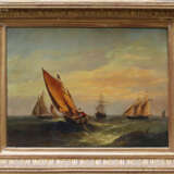 Dutch School mid of 19th Century, Boats and ships at the sea - Foto 1