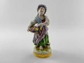 Porcelain figurine "Floraison". Germany, Volkstedt, perfect condition, 1945 - 1951