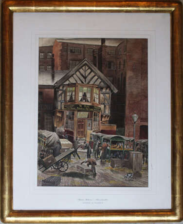 George B. Kearey, English artist early 20th Century, Rovers Return, Manchester, watercolour on paper - photo 1