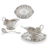 Sprimont, Nicholas. A PAIR OF GEORGE II SAUCEBOATS, STANDS AND LADLES - фото 2
