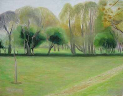 Painting “Early spring on The Stone island  in Saint-Petersburg”, Canvas, Oil paint, 2012 - photo 1