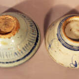 A lot of 6 Chinese porcelain objects including bowls, boxes and rolls - Foto 3