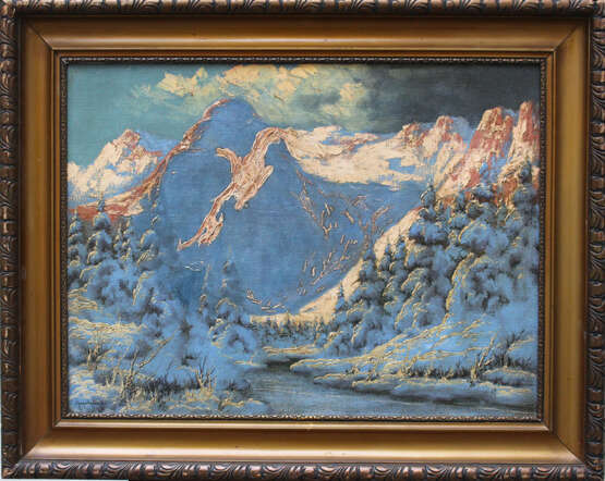 Laszlo Neogrady (1896-1962), Winter landscape in the mountains - Foto 1