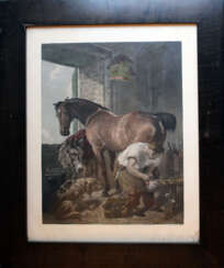 English colour engraving after Edwin Landseer (1802-1873), showing a horse‘s locksmith