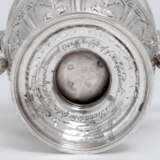 A GEORGE II SILVER TWO-HANDLED CUP AND COVER - фото 3