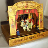 Italian puppet theater with colour printed paper stage stickable in cardboard box - photo 3