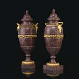 A PAIR OF RESTAURATION ORMOLU-MOUNTED PORPHYRY VASES - photo 2