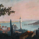 Orientalist late 19th Century, A pair of views of Istambul with the Golden Horn and the Great Mosque - фото 2