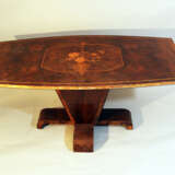 Art Deco table on central foot with four bowed side foot - фото 1