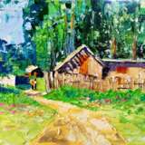 Design Painting “Summer in Redkino”, Cardboard, Oil paint, Impressionist, Landscape painting, 2020 - photo 1