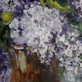 Design Painting, Painting “Lilacs in a pot”, Canvas, Oil paint, Realist, Landscape painting, 2020 - photo 3