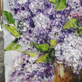 Design Painting “Lilacs in a pot”, Canvas, Oil paint, Realist, Landscape painting, 2020 - photo 5