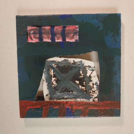 Gemälde „Der Kasten Des Getöteten Wächters“, Leinwand, Acrylfarbe, Abstractionismus, Historisches, 2020 - Foto 1