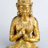 A late Ming bronze sculpture of goddess Guanyin - фото 1