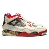 Air Jordan 4 “Fire Red,” Player Exclusive, Game-Worn Signed Sneaker - photo 2