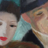 Alfred Lichter (1917-2012), Elegant couple, oil on cardboard, signed upper left, framed. - Foto 3