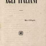 MAZZINI Giuseppe (1805-1872) - Raccolta di opuscoli mazziniani - фото 1